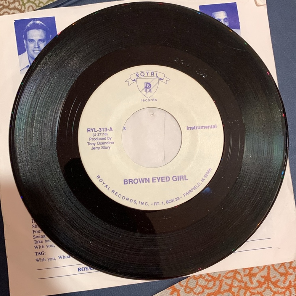Square Dance 45rpm “Brown Eyed Girl” RYL 313